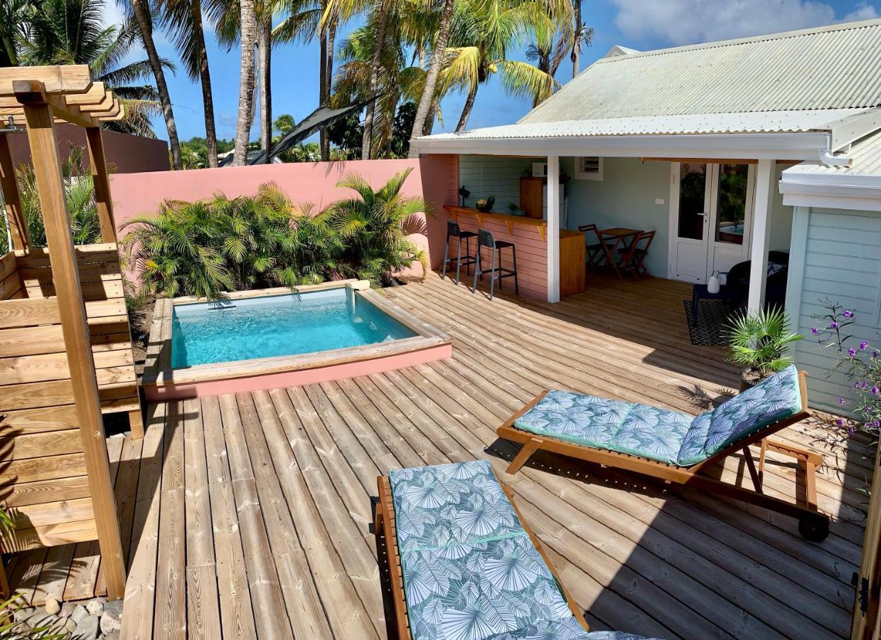 KOKOgîtes, bungalows avec piscines privatives Saint-Francois  Extérieur photo